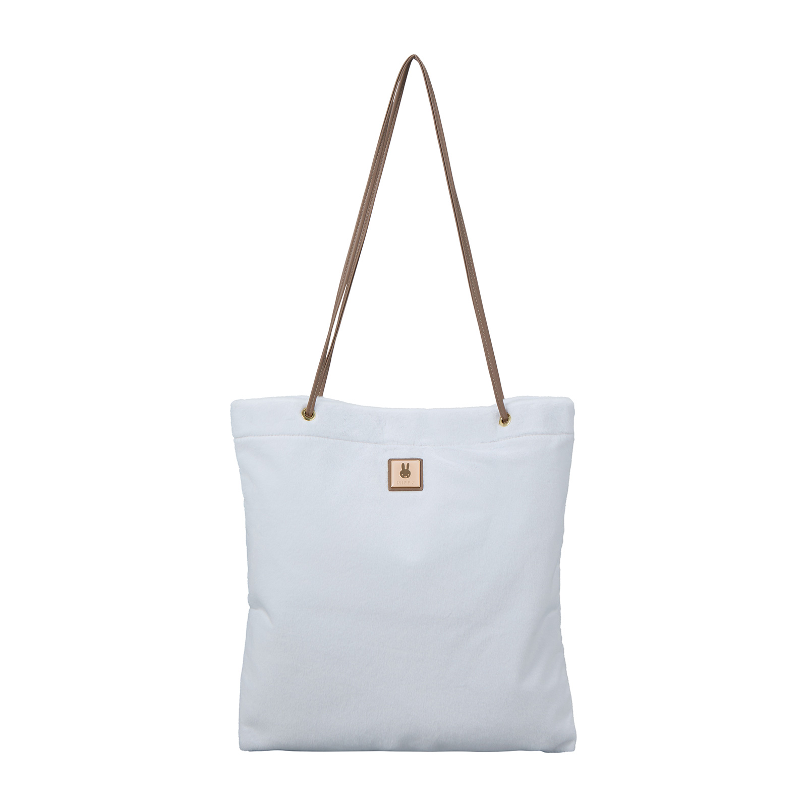 6093_B305ホワイトファー_トートバッグ02